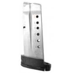 SMITH & WESSON MAGAZINE M&P9 SHIELD 8-RND W/MAG EXTENSION S/S-BLACK