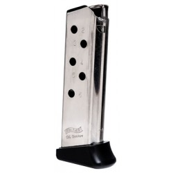 WALTHER MAGAZINE PPK 380 .380ACP 6 RD. FINGER REST NKL WALTHER MAGAZINE PPK 380 .380ACP 6 RD. FINGER REST NKL