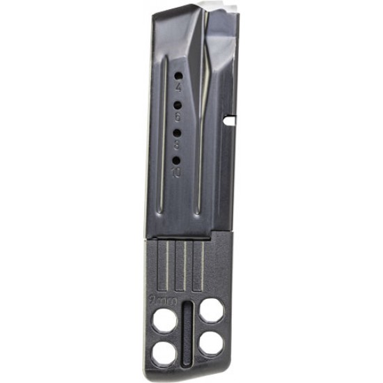 SMITH & WESSON MAGAZINE M&P9 M2.0 PC COMPETITOR 10 RD BLK ALUMINUM