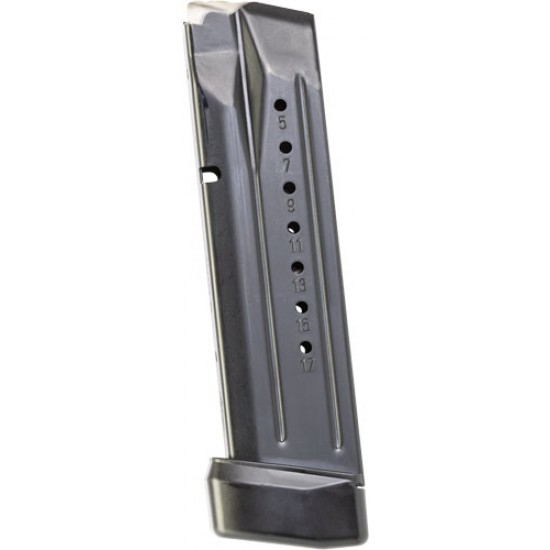 S&W MAGAZINE M&P9 23RD WITH ADPTER BLACK ALUMINUM