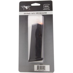 GLOCK MAGAZINE GEN5 19 9MM 15-ROUNDS GLOCK MAGAZINE GEN5 19 9MM 15-ROUNDS