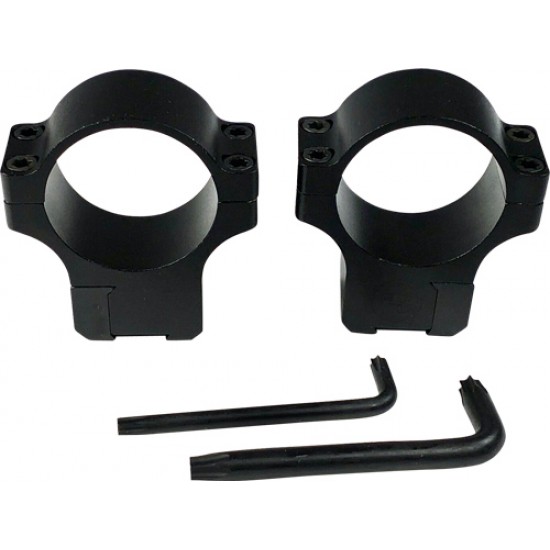 CZ 457 30MM ALUMINUM SCOPE RINGS 11MM DOVET MATTE BLACK