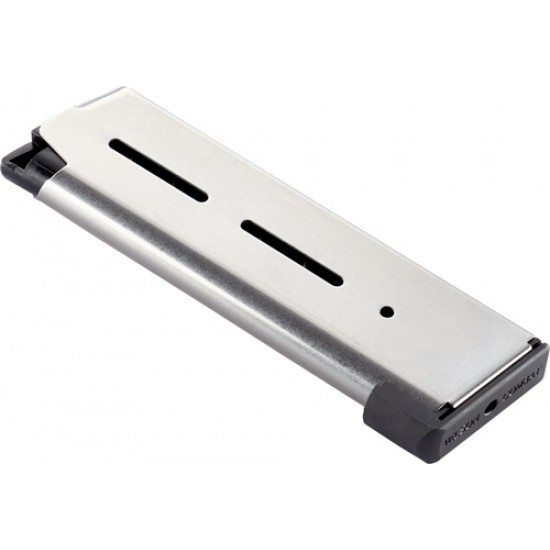 WILSON MAGAZINE 1911 10MM 9RD FULL SIZE W/STD PAD STAINLESS