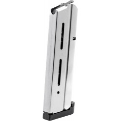 WILSON MAGAZINE OFFICER 45ACP 7RD W/STD. PAD STAINLESS WILSON MAGAZINE OFFICER 45ACP 7RD W/STD. PAD STAINLESS