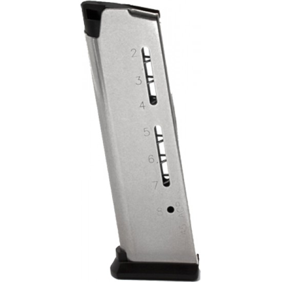 WILSON MAGAZINE 1911 45ACP 10RD EXT. SS POLYMER PAD
