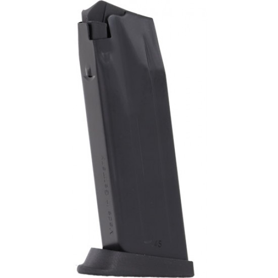 HK MAGAZINE USP45 .45ACP 12RD BLACK STEEL W/ EXTD FP
