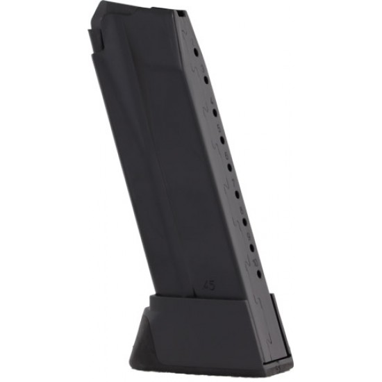 HK MAGAZINE USP45/HK45 COMPACT .45ACP 10RD BLACK STEEL