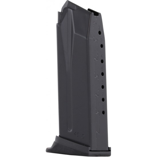 HK MAGAZINE USP45/HK45 COMPACT .45ACP 8RD BLACK STEEL