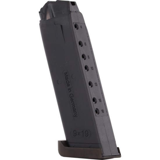 HK MAGAZINE USP9 9MM 18RD STEEL REQUIRES JET FUNNEL