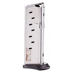 WALTHER MAGAZINE CCP 9MM 8-ROUNDS STAINLESS STEEL WALTHER MAGAZINE CCP 9MM 8-ROUNDS STAINLESS STEEL