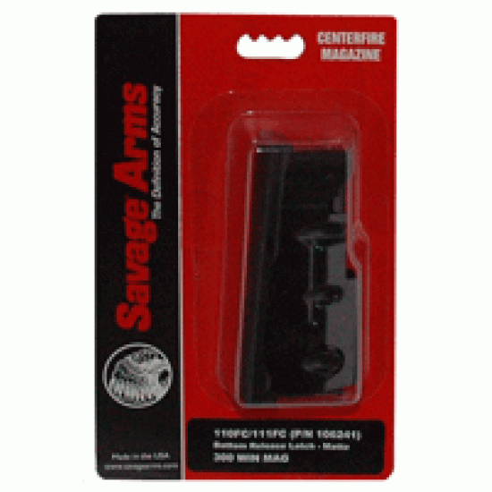 SAVAGE MAGAZINE 110FC/111FC .300WM/.375 RUGER 3-RND BLUED