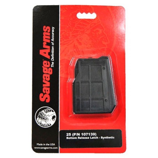 SAVAGE MAGAZINE 25 .17 HORNET 4-RND SYNTHETIC MATTE