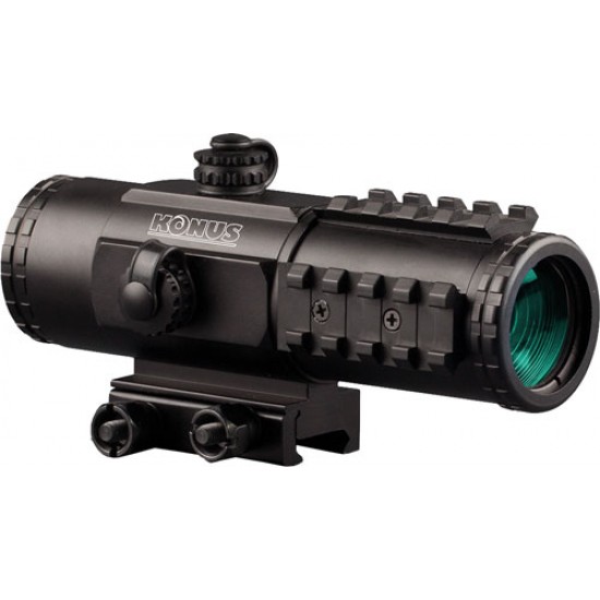 KONUS PRO PTS2 3X30MM TACTICAL RED AND BLUE RETICLE
