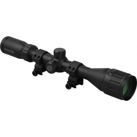 KONUS SCOPE FIGHTER 4-12X40 W/RINGS AO BDC RETICLE BLACK