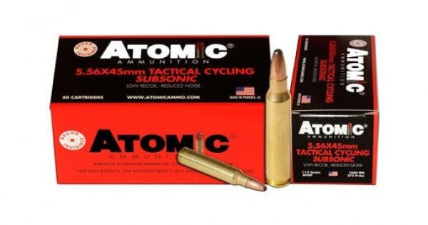 atomic ammo 5.56x45 subsonic