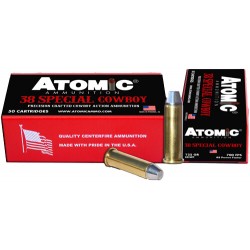 ATOMIC AMMO COWBOY .38SPL 125GR. LEAD RNFP 50-PACK