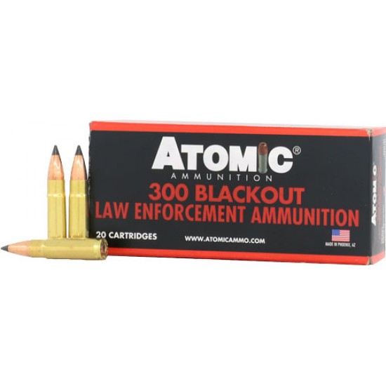 ATOMIC AMMO .300AAC BLACKOUT 110GR. VARMAGEDDON LE 20-PACK