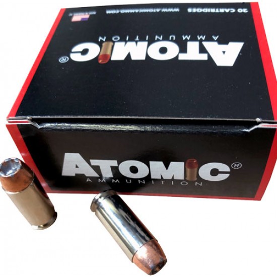 ATOMIC AMMO 10MM 155GR. BONDED JHP 20-PACK