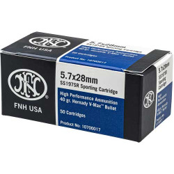 FN 5.7X28MM 40GR.V-MAX SS197SR 50RD 40BX/CS