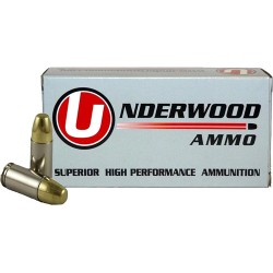 UNDERWOOD 9MM LUGER +P+ 147GR 50RD FMJ