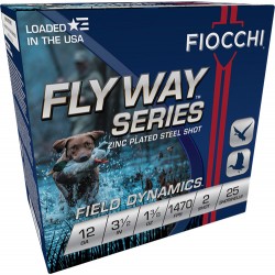 FIOCCHI FLYWAY STEEL 12GA. 3.5 1470FPS. 1-3/8OZ. #2 25-PACK