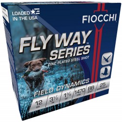 FIOCCHI FLYWAY STEEL 12GA. 3.5 1470FPS. 1-3/8OZ. #BB 25-PACK