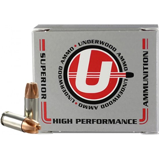 UNDERWOOD AMMO 9MM 115GR. EXTREME PENETRATOR 20-PACK