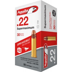 AGUILA AMMO .22LR CASE LOT SUPER MAX 30GR. LDRD 1000RD CS AGUILA AMMO .22LR CASE LOT SUPER MAX 30GR. LDRD 1000RD CS