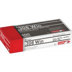 AGUILA AMMO 308WIN 150GR. FMJBT 20-PACK 