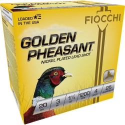 FIOCCHI GOLDEN PHEASANT 20GA. 3