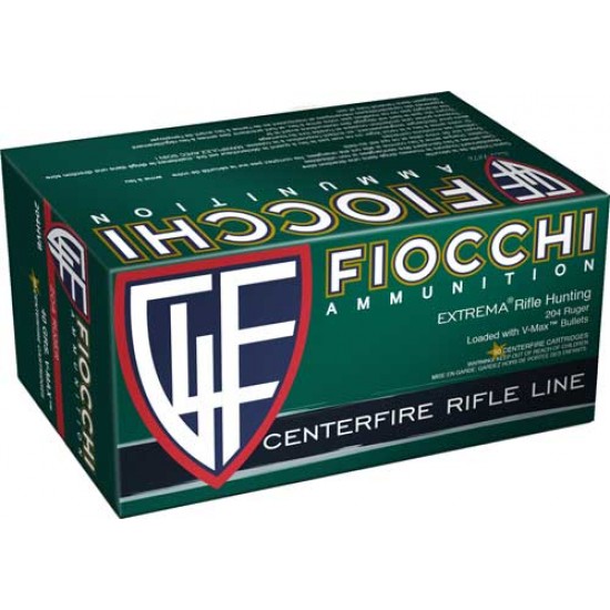 FIOCCHI .204 RUGER 32GR. V MAX 50-PACK