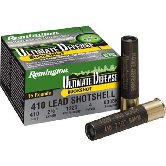 REMINGTON AMMO ULTIMATE HOME DEFENSE .410GA. 2.5