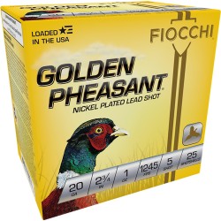 FIOCCHI GOLDEN PHEASANT 20GA. 2.75