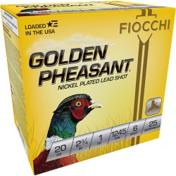 FIOCCHI GOLDEN PHEASANT 20GA. 2.75