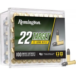 REMINGTON TARGET 22LR 40GR RN STANDARD-VEL 50RD 100BX/CS
