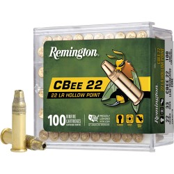REMINGTON C-BEE 22LR 33GR HP LOW-VEL 100RD 50BX/CS