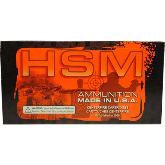 HSM AMMO .22-250 REM 55GR. HORNADY V-MAX 20-PACK