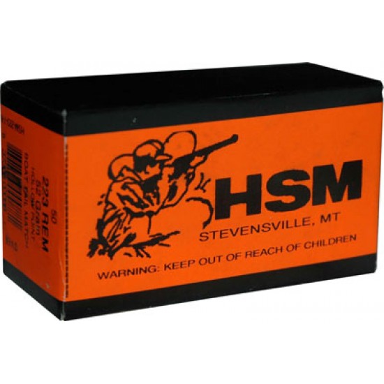 HSM AMMO .223 52GR. HPBT HORNADY MATCH 50-PACK