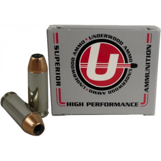 UNDERWOOD AMMO 10MM 135GR. JHP 20-PACK