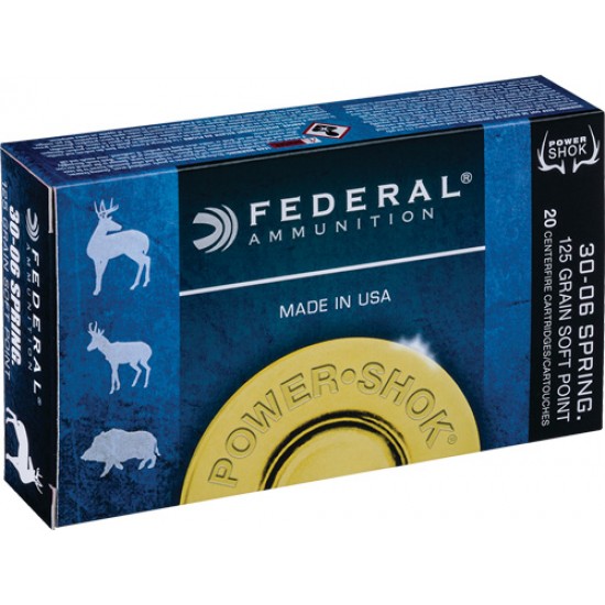 FEDERAL AMMO POWER-SHOK .280 REM 150GR. SP 20-PACK