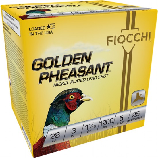 FIOCCHI GOLDEN PHEASANT 28GA. 3