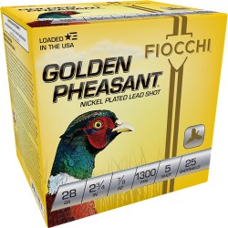 FIOCCHI GOLDEN PHEASANT 28GA. 2.75