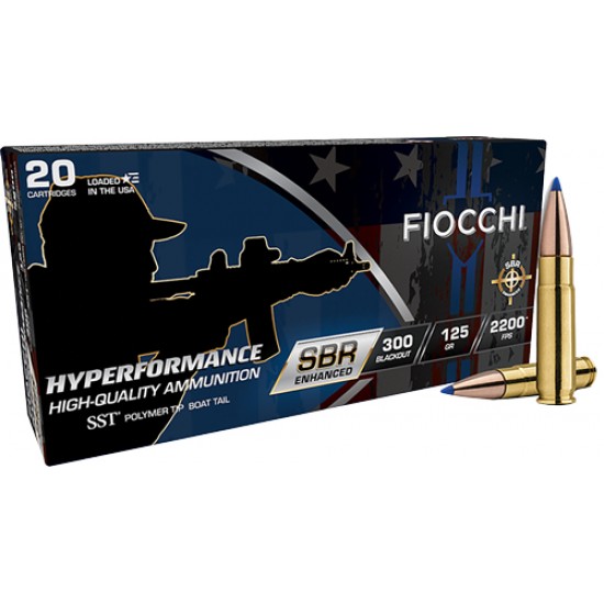FIOCCHI 300 AAC SBR ENHANCED 220GR BT 20RD 10BX/CS
