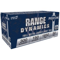 FIOCCHI 300 AAC 150GR FMJ 50RD 10BX/CS