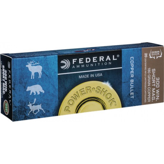 FEDERAL AMMO POWER-SHOK .300 WIN. MAG . 150GR. SP 20-PACK