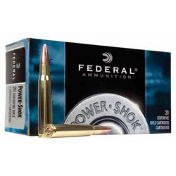 FEDERAL AMMO POWER-SHOK 30-30 WIN. 150GR. FLAT NOSE 20-PACK