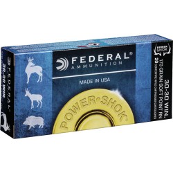 FEDERAL AMMO POWER-SHOK 30-30 WIN. 170GR. RN 20-PACK