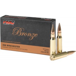 PMC AMMO .308WIN 147GR FMJ-BT 20-PACK