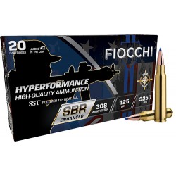 FIOCCHI 357 MAG 125GR JHP 20RD 10BX/CS