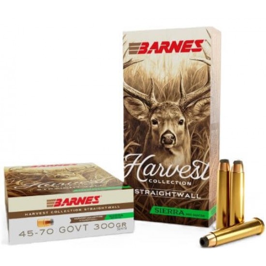 BARNES HARVEST 45-70 GOVT 300GR PRO HUNTER 20RD 10BX/CS